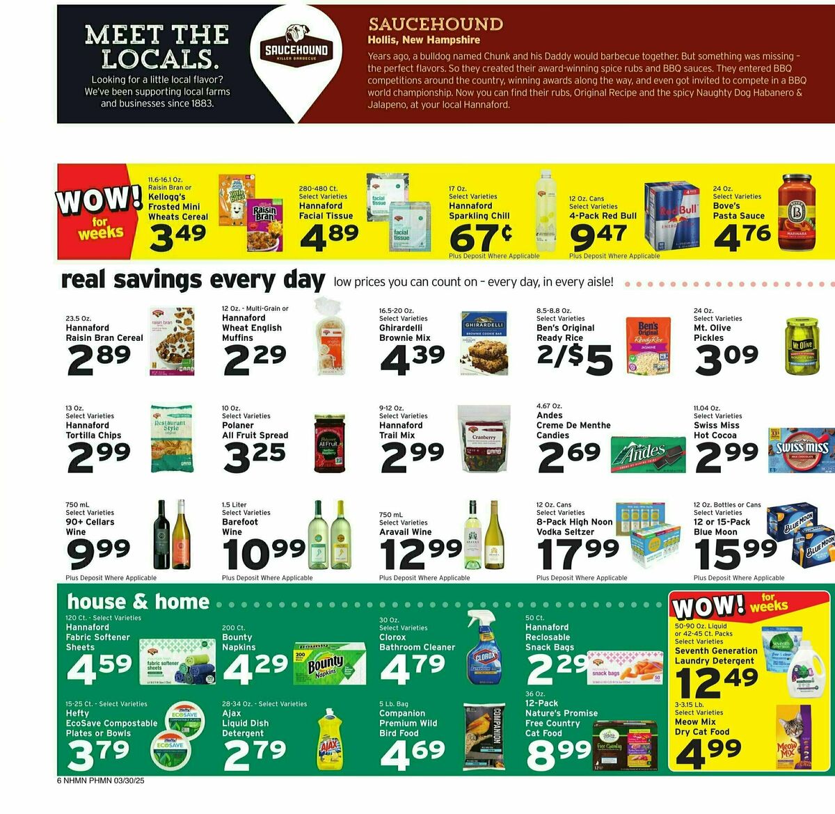 Hannaford Weekly Ad from March 30