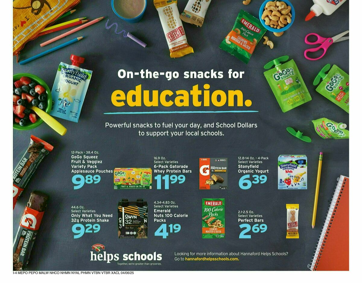 Hannaford Weekly Ad from April 6