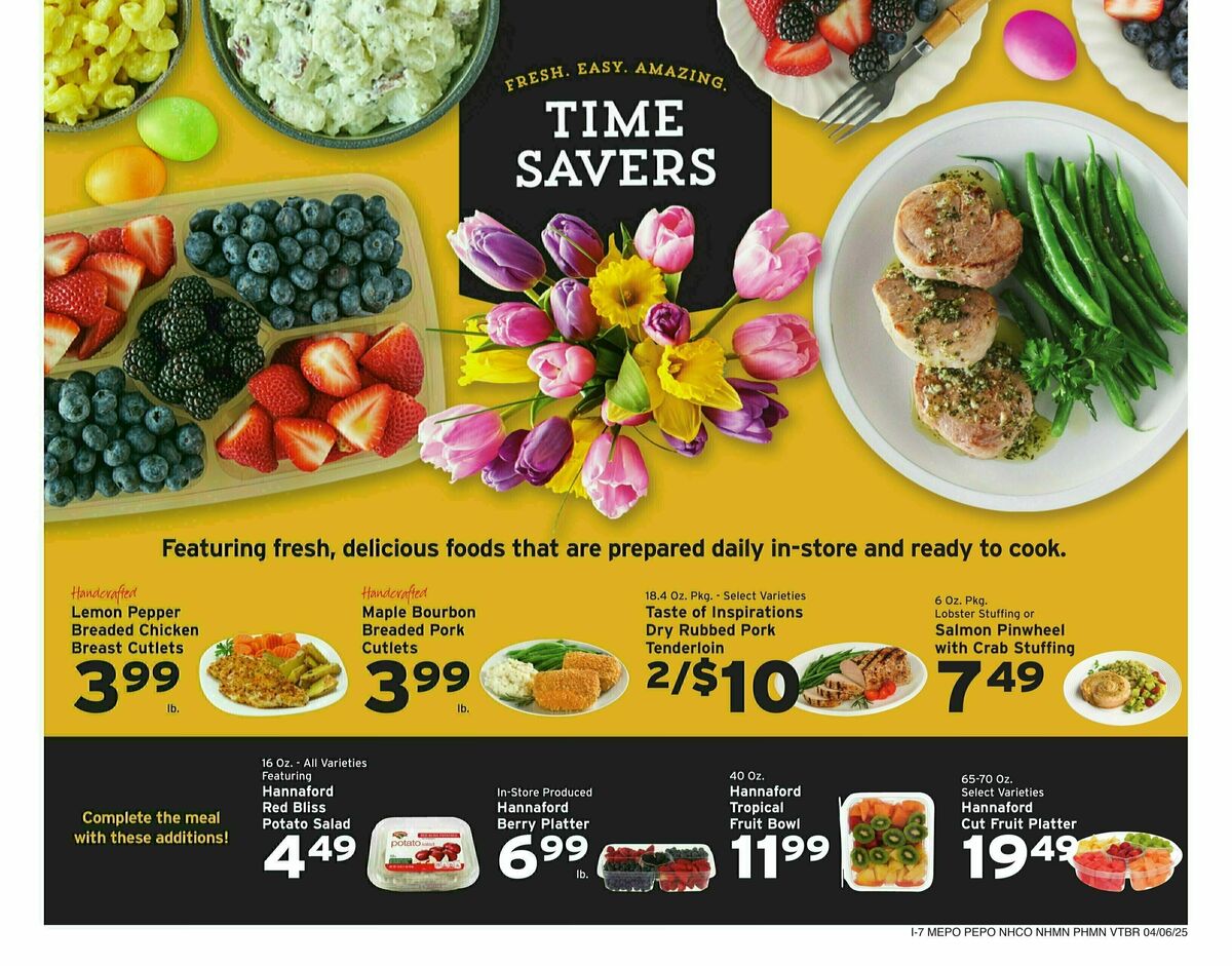 Hannaford Weekly Ad from April 6