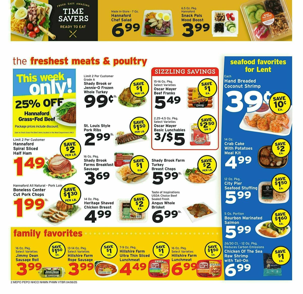 Hannaford Weekly Ad from April 6