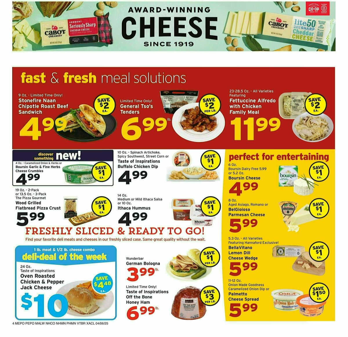 Hannaford Weekly Ad from April 6