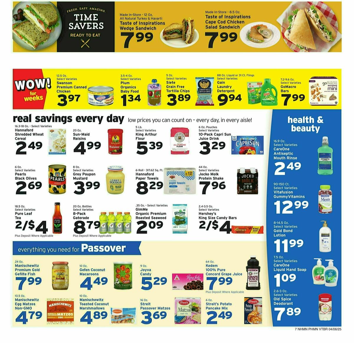 Hannaford Weekly Ad from April 6