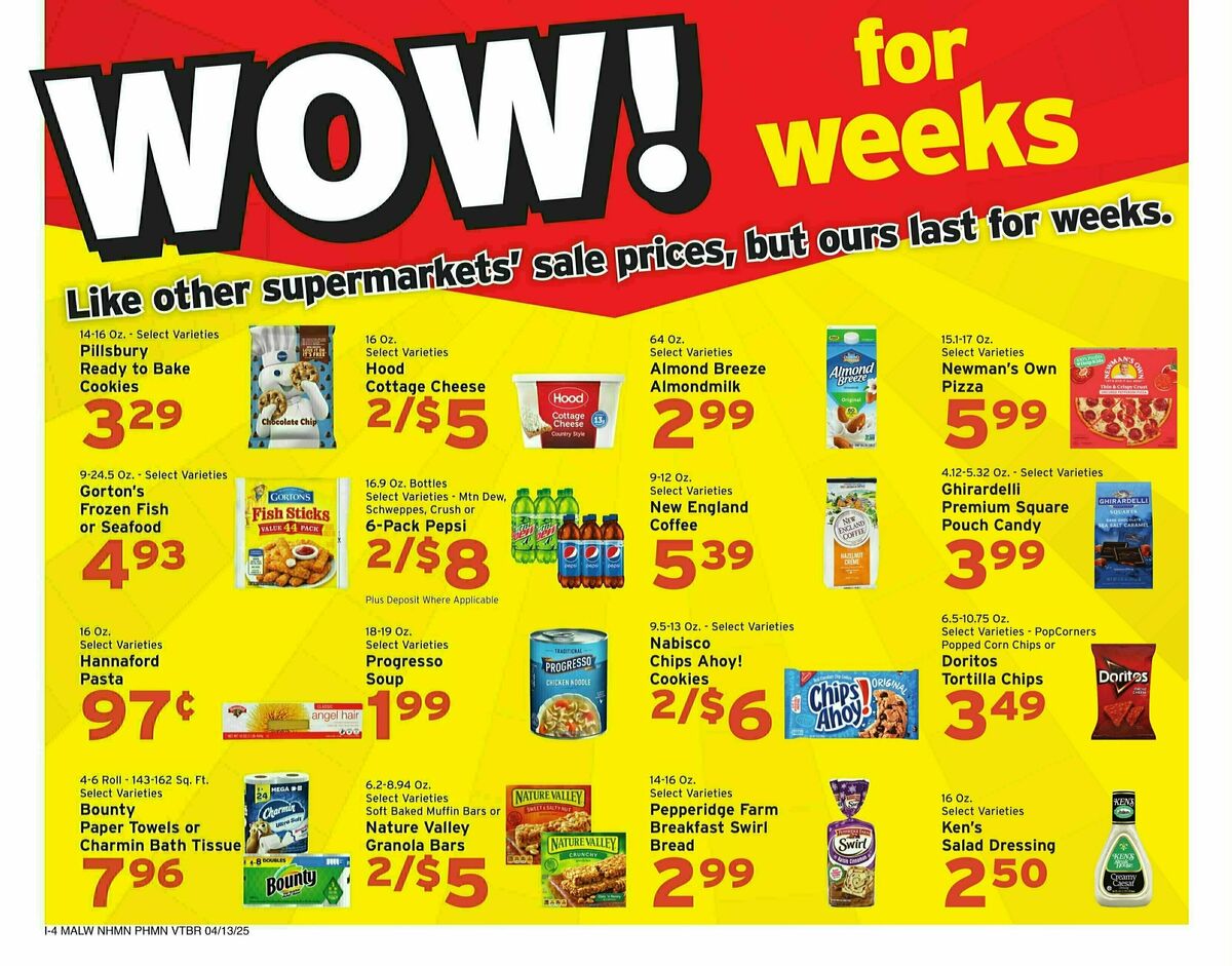 Hannaford Weekly Ad from April 13