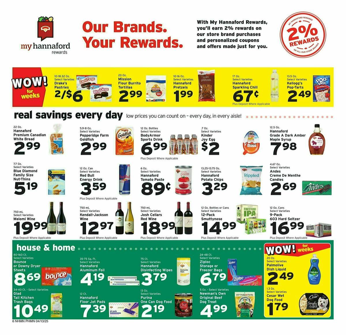 Hannaford Weekly Ad from April 13