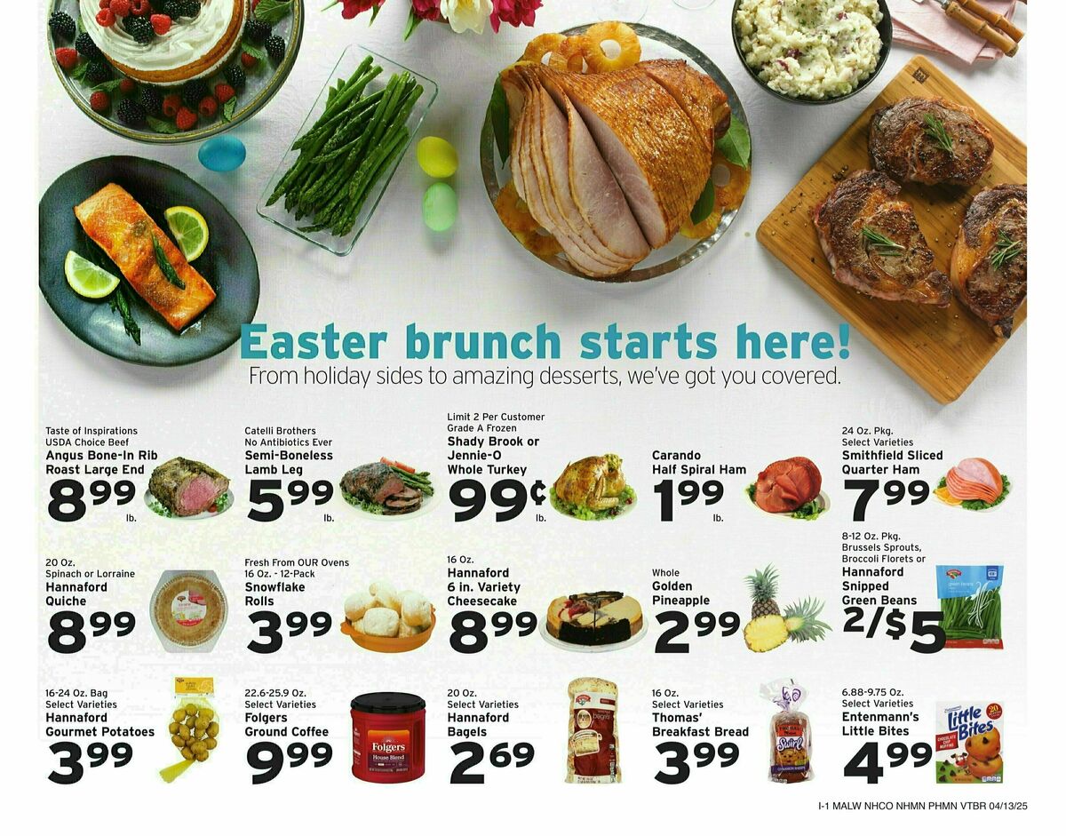 Hannaford Weekly Ad from April 13