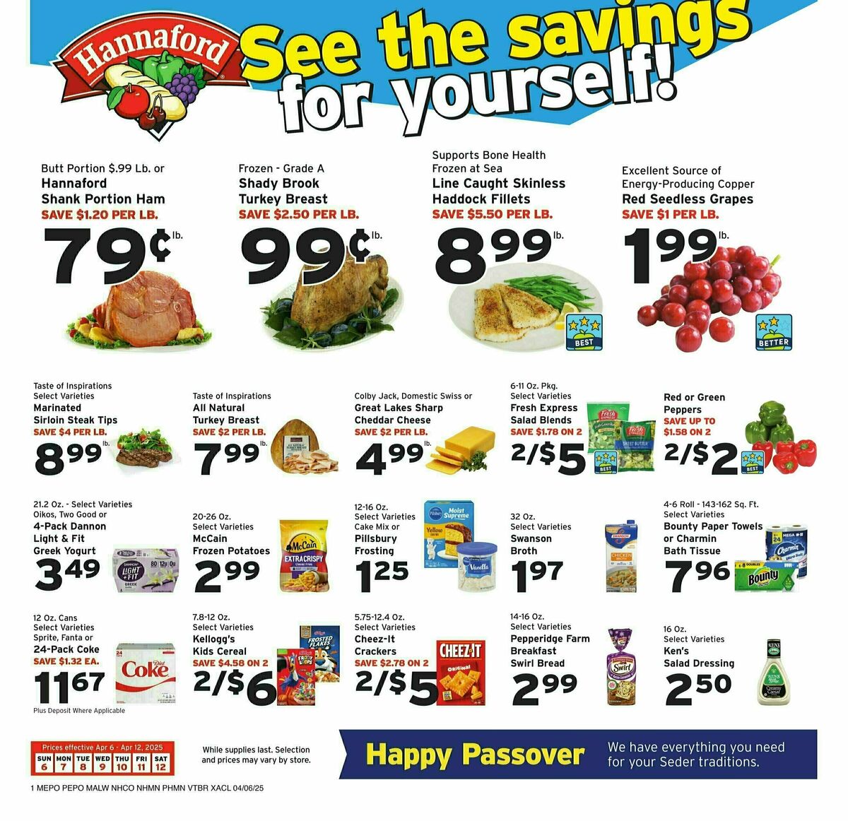 Hannaford Weekly Ad from April 6