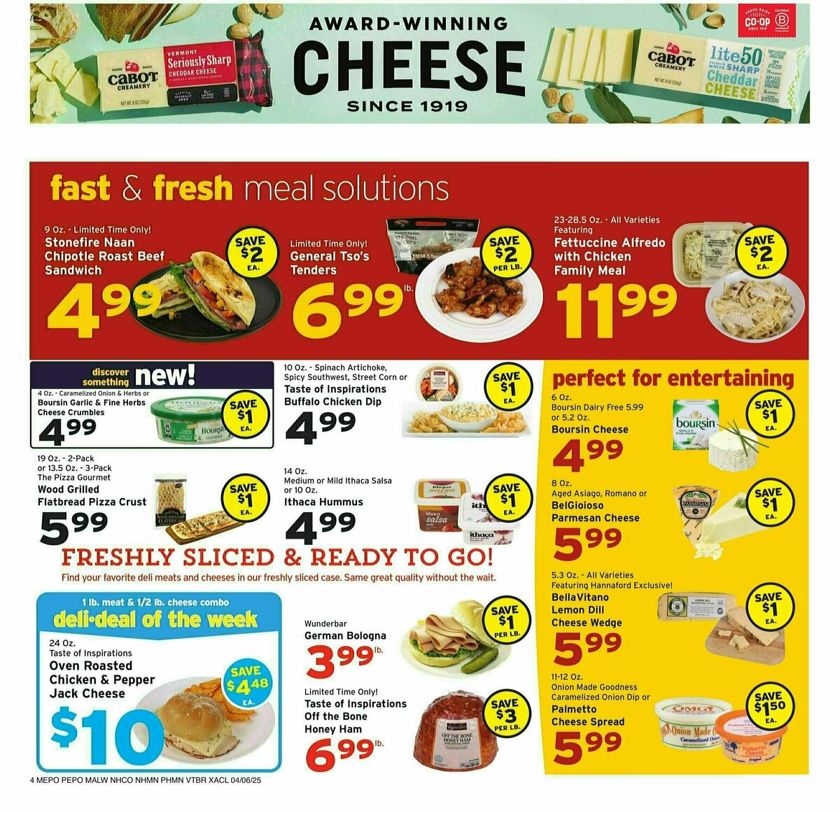 Hannaford Weekly Ad from April 6