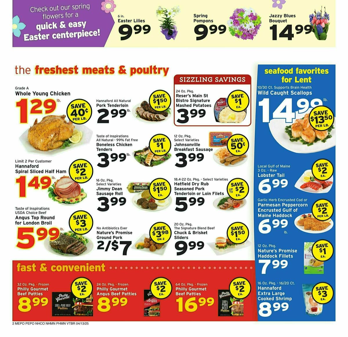 Hannaford Weekly Ad from April 13