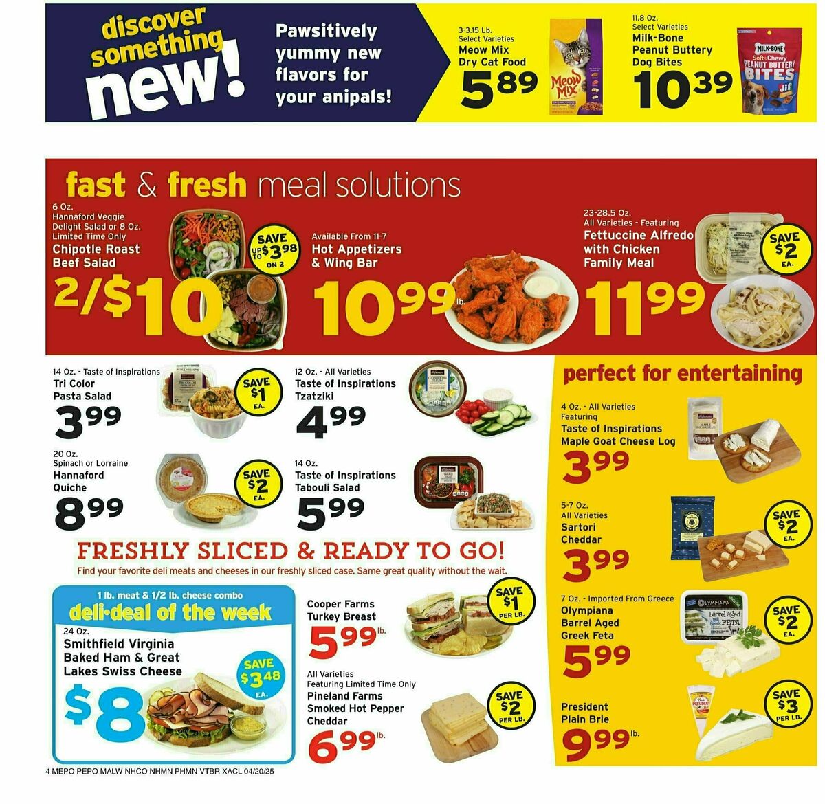 Hannaford Weekly Ad from April 20