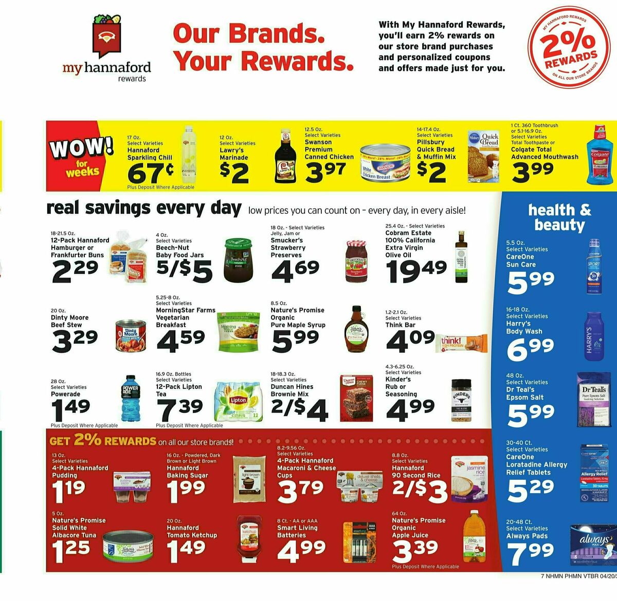 Hannaford Weekly Ad from April 20
