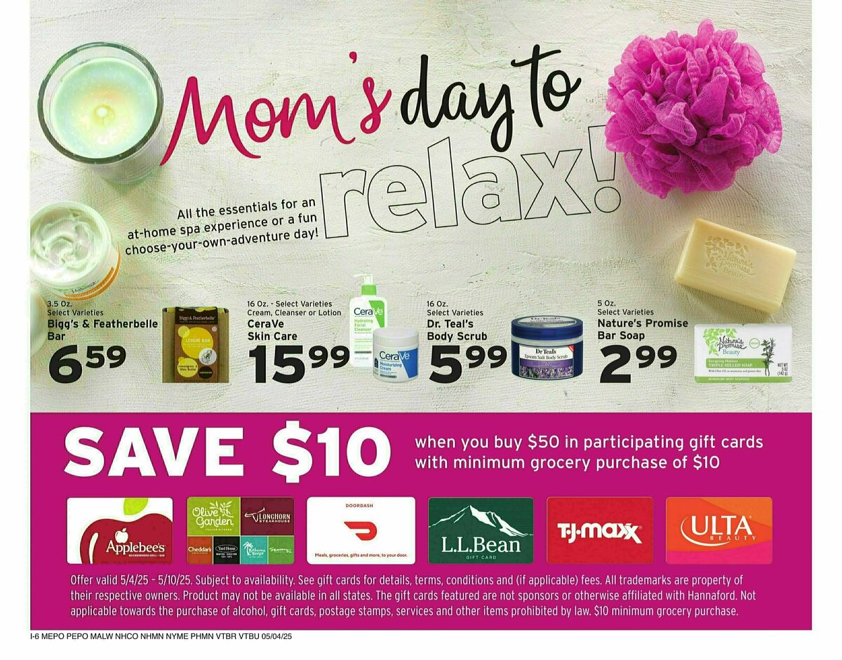 Hannaford Weekly Ad from May 4