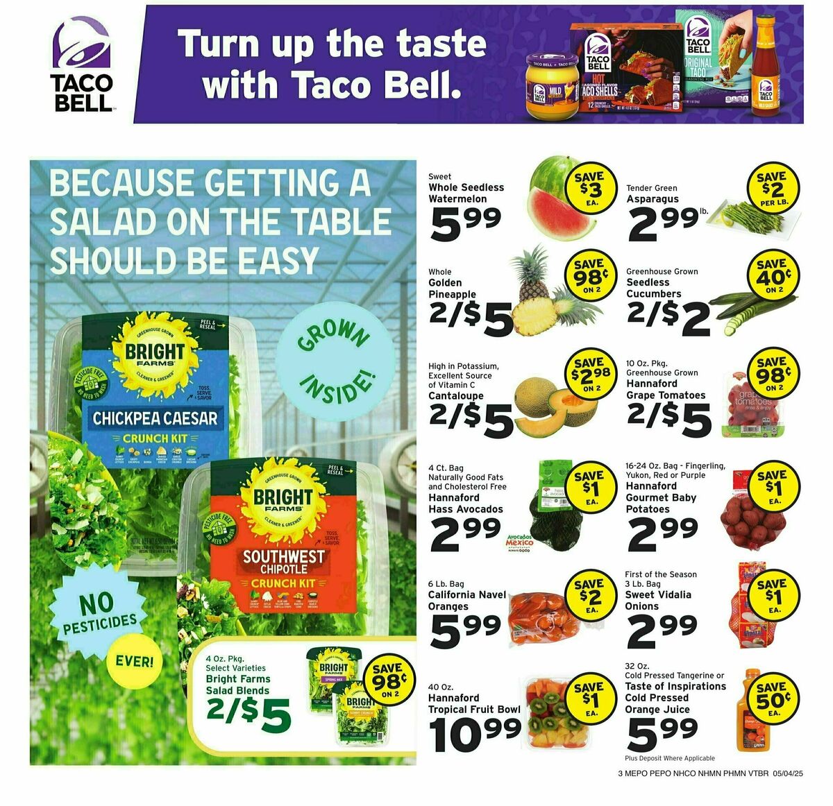 Hannaford Weekly Ad from May 4