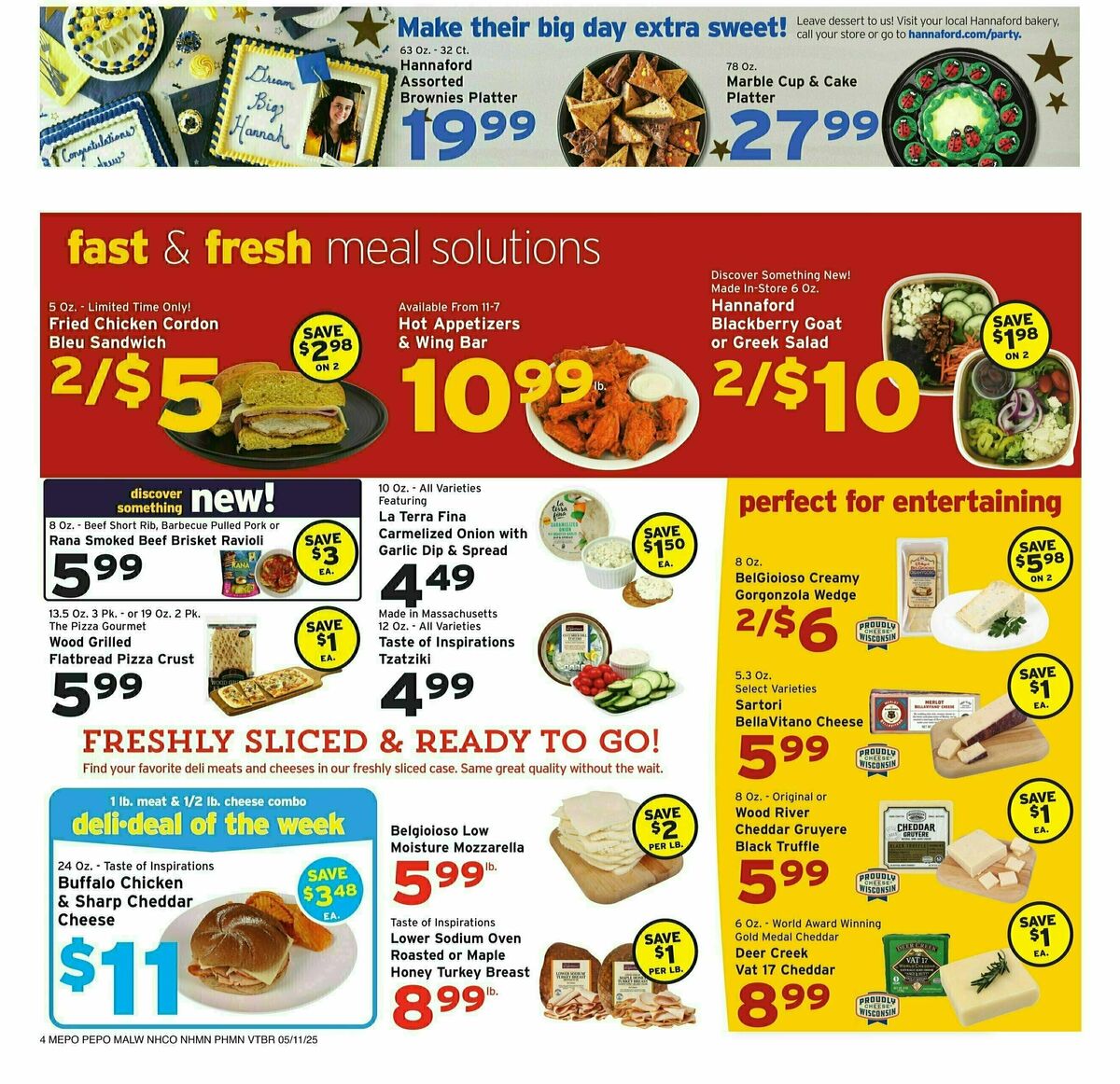 Hannaford Weekly Ad from May 11