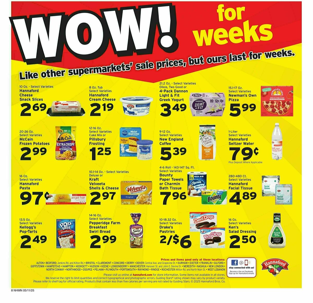 Hannaford Weekly Ad from May 11