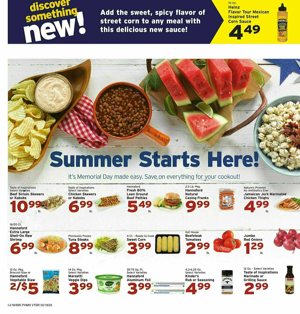 Hannaford Weekly Ad from May 18