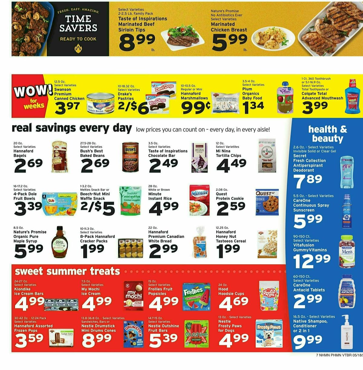 Hannaford Weekly Ad from May 18