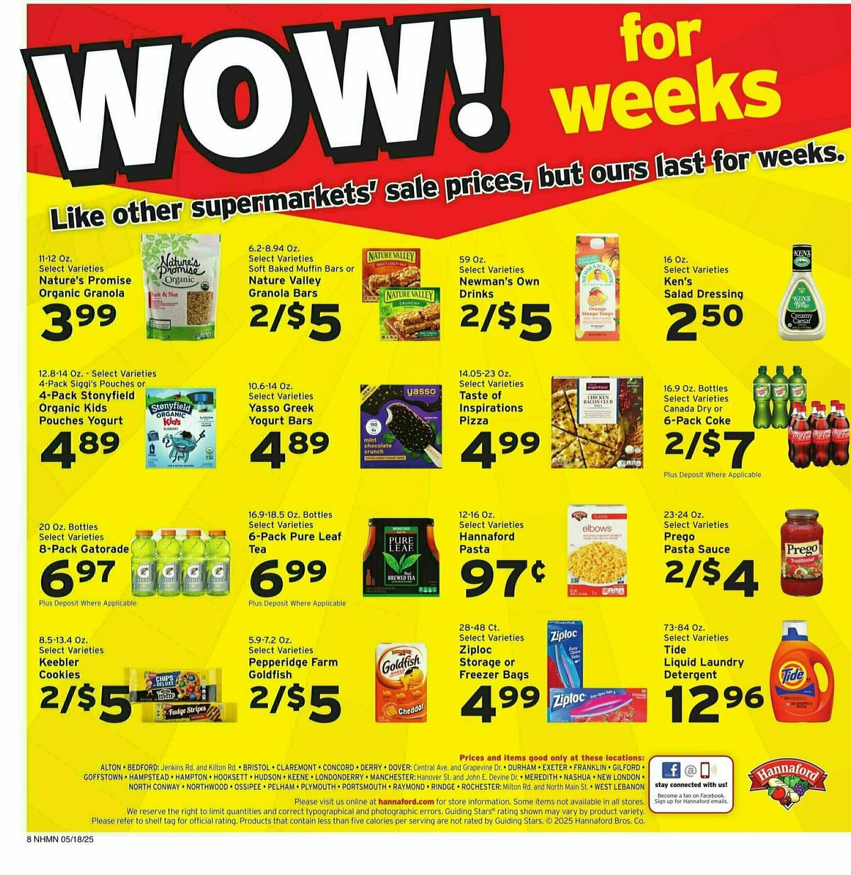 Hannaford Weekly Ad from May 18