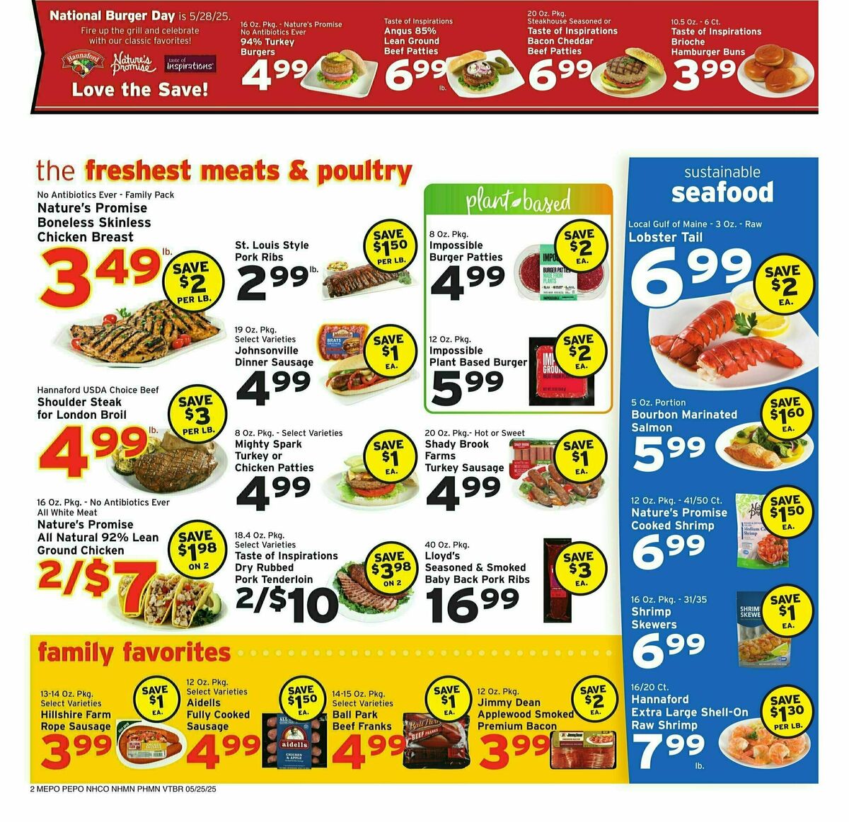 Hannaford Weekly Ad from May 25