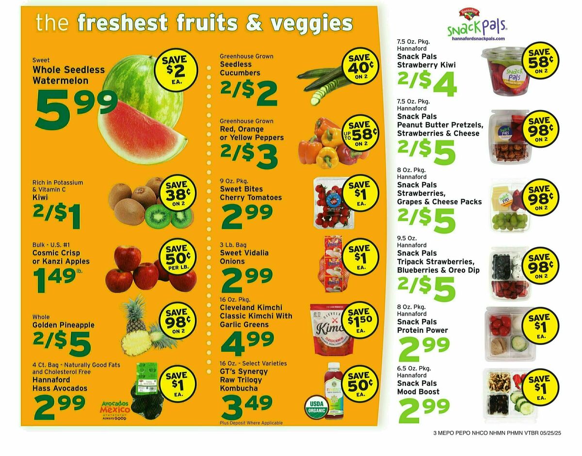 Hannaford Weekly Ad from May 25