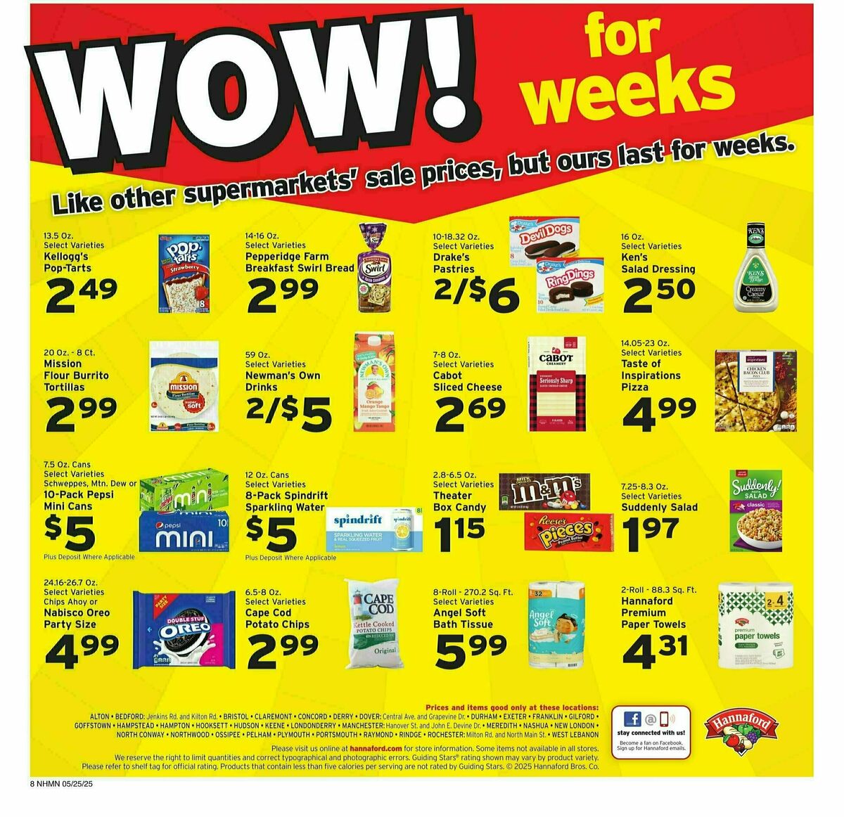 Hannaford Weekly Ad from May 25