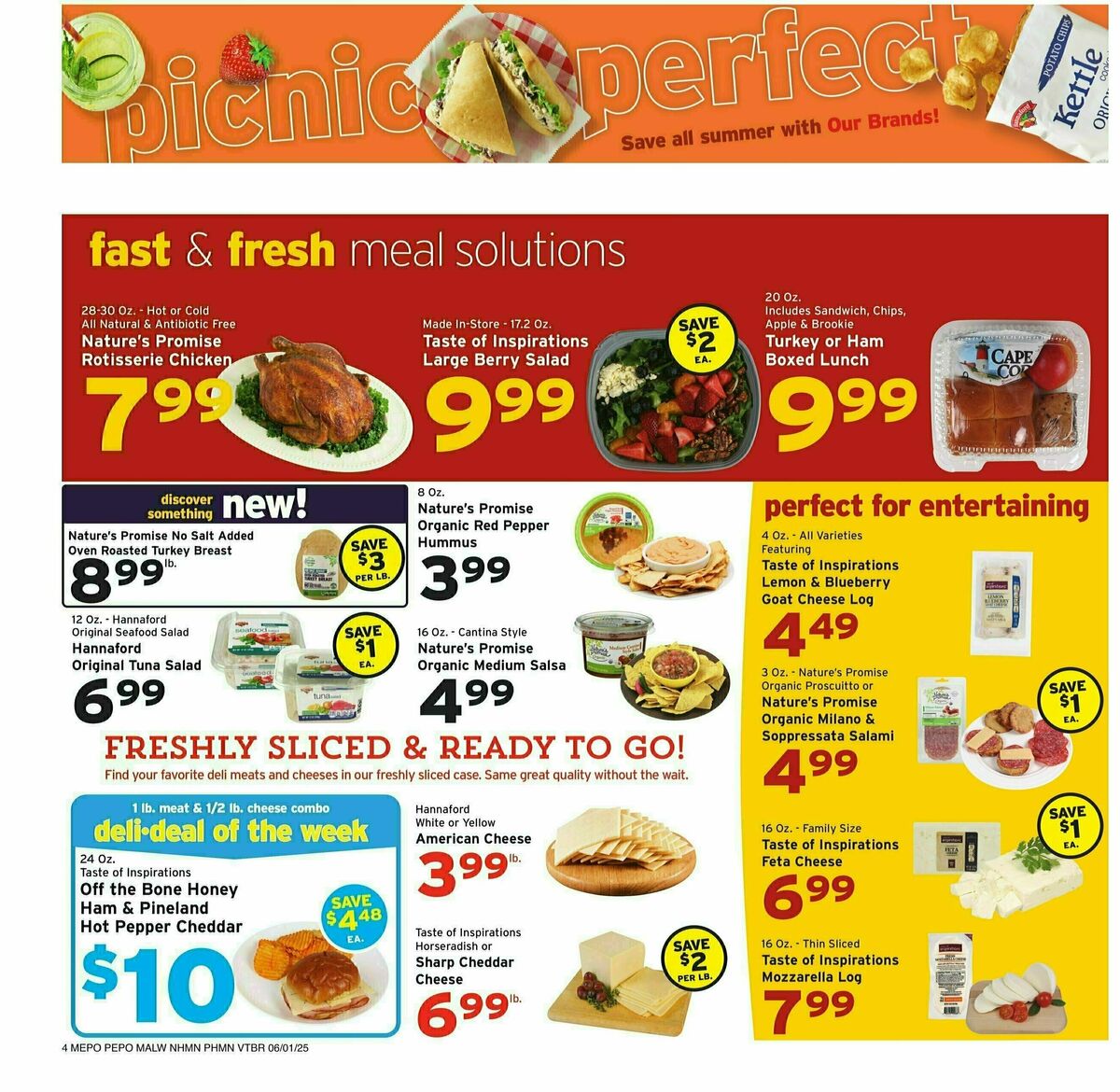 Hannaford Weekly Ad from June 1