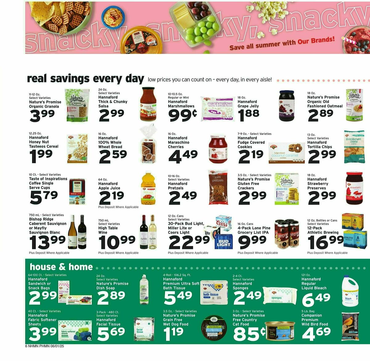 Hannaford Weekly Ad from June 1