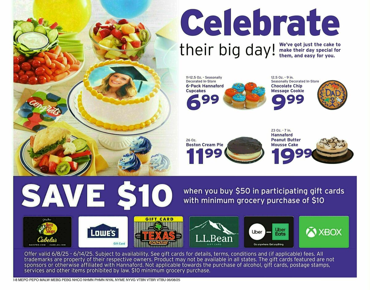 Hannaford Weekly Ad from June 8