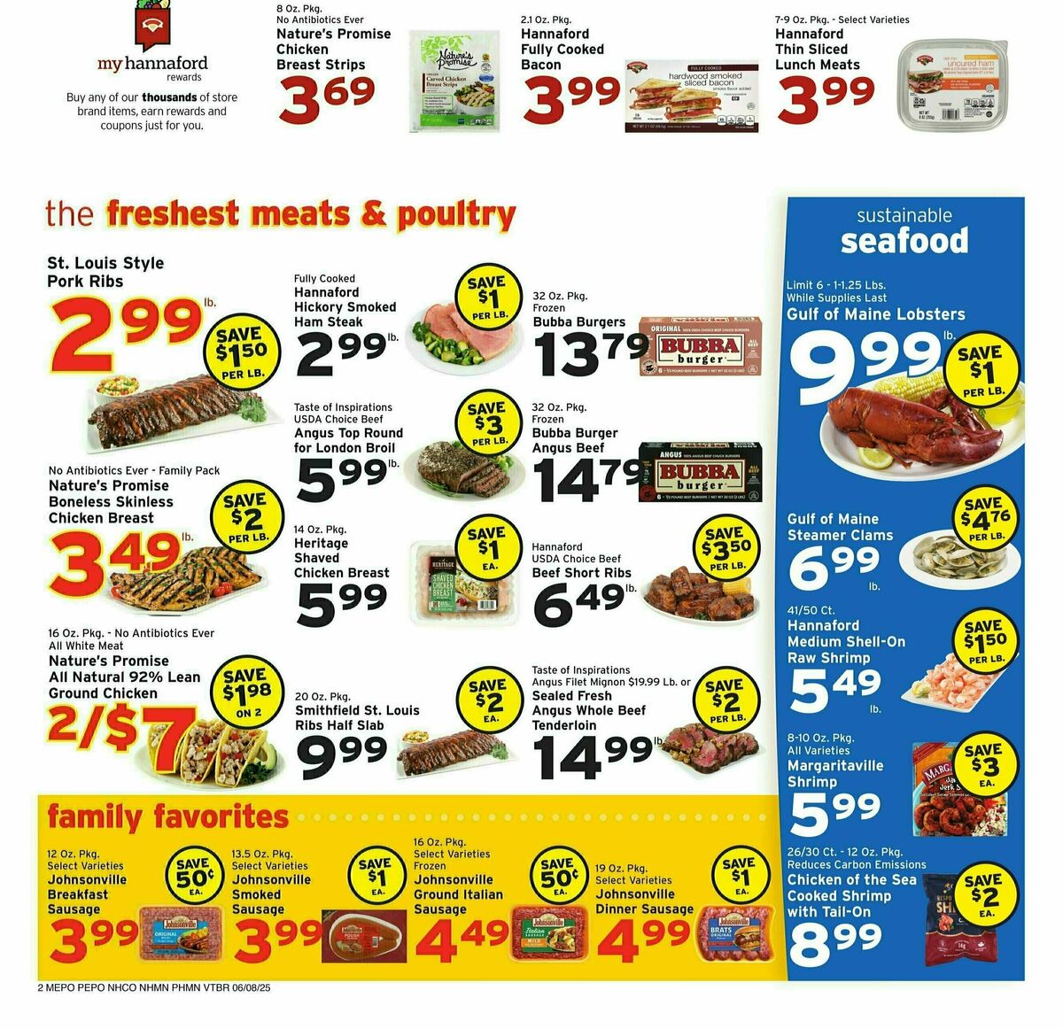Hannaford Weekly Ad from June 8