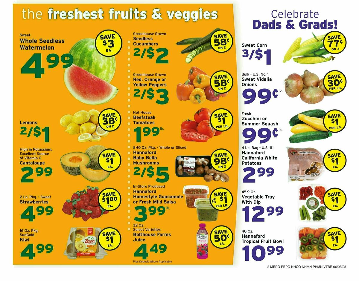 Hannaford Weekly Ad from June 8