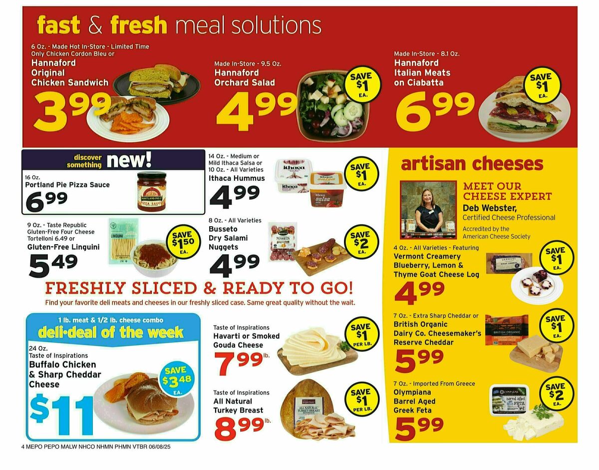 Hannaford Weekly Ad from June 8