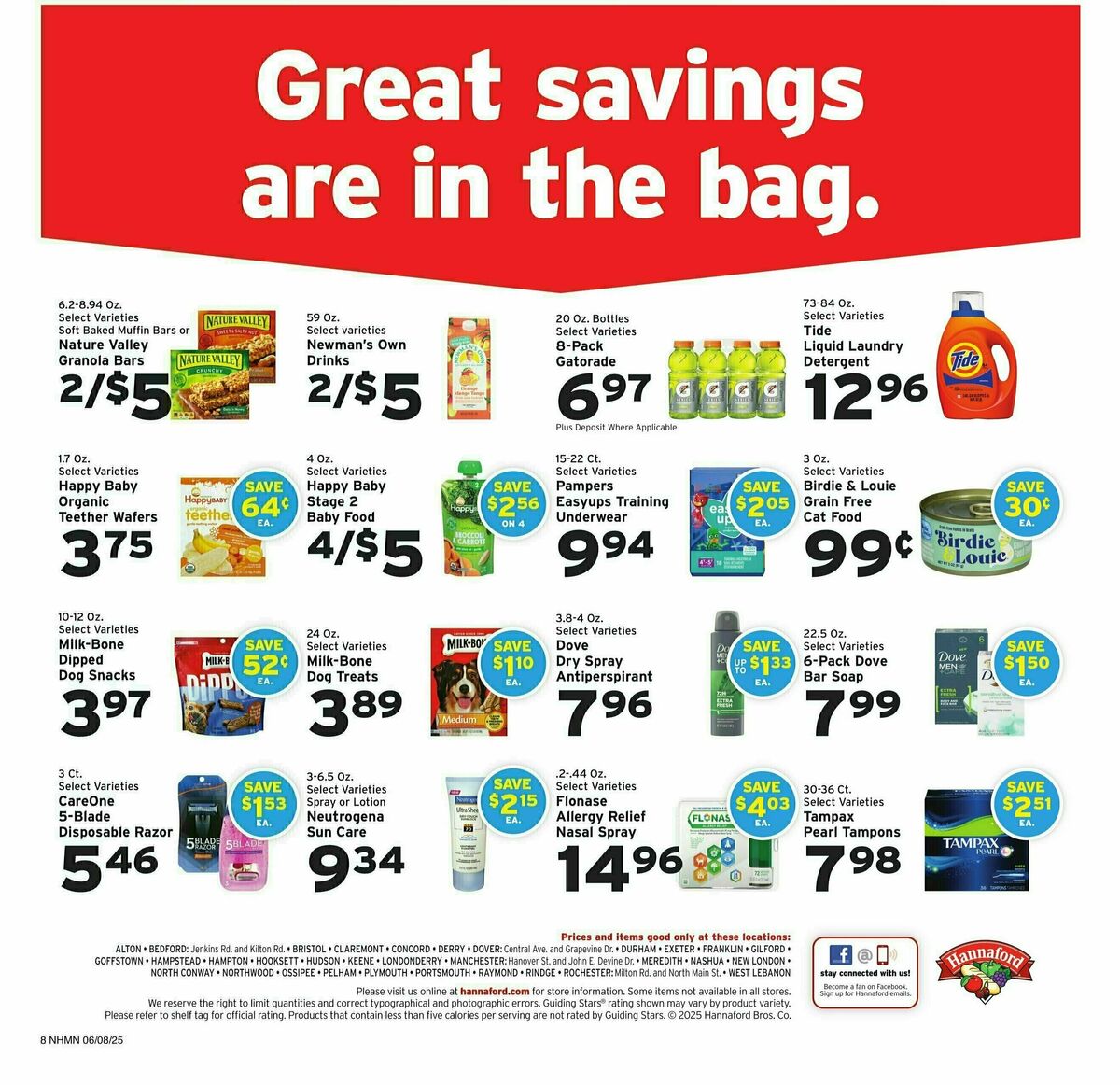 Hannaford Weekly Ad from June 8
