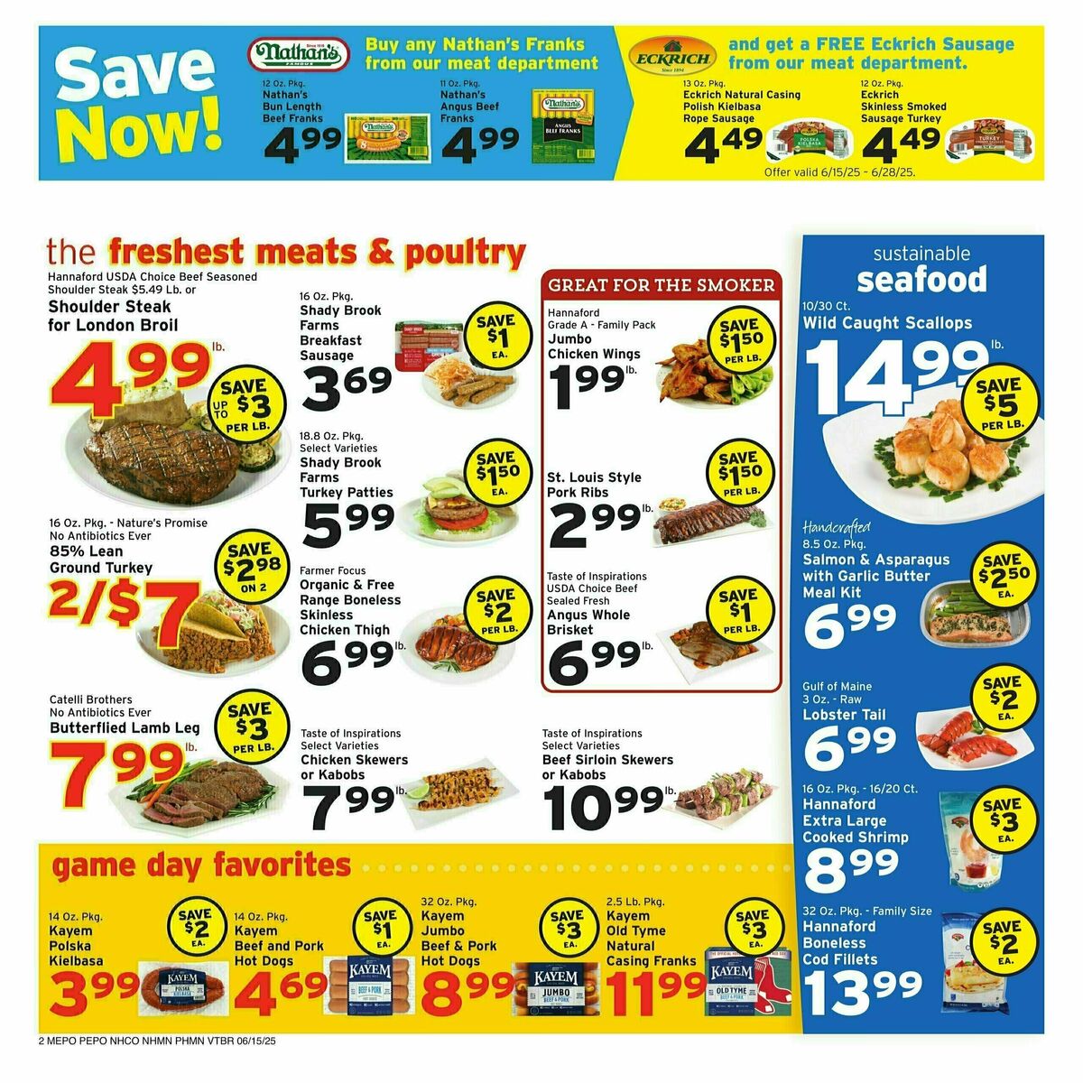Hannaford Weekly Ad from June 15