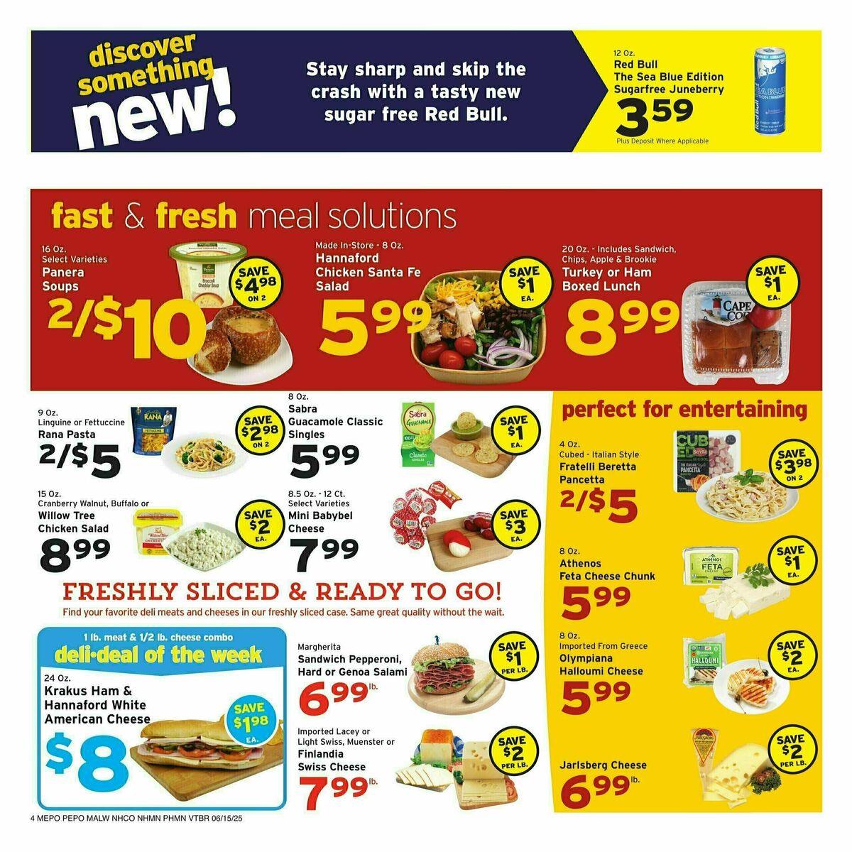 Hannaford Weekly Ad from June 15