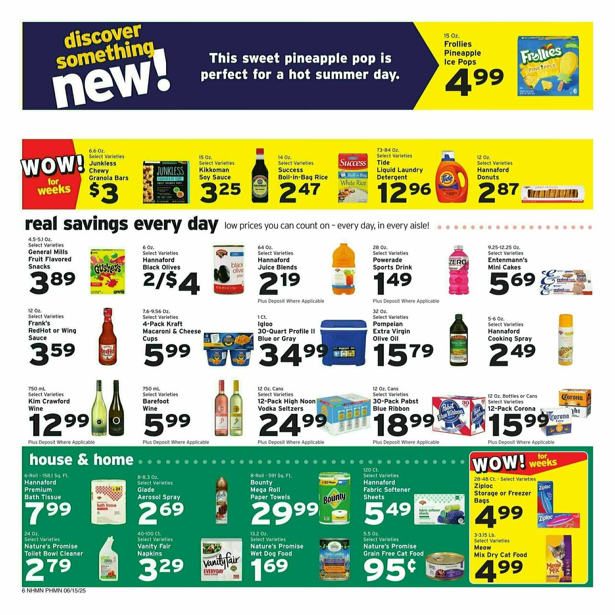 Hannaford Weekly Ad from June 15