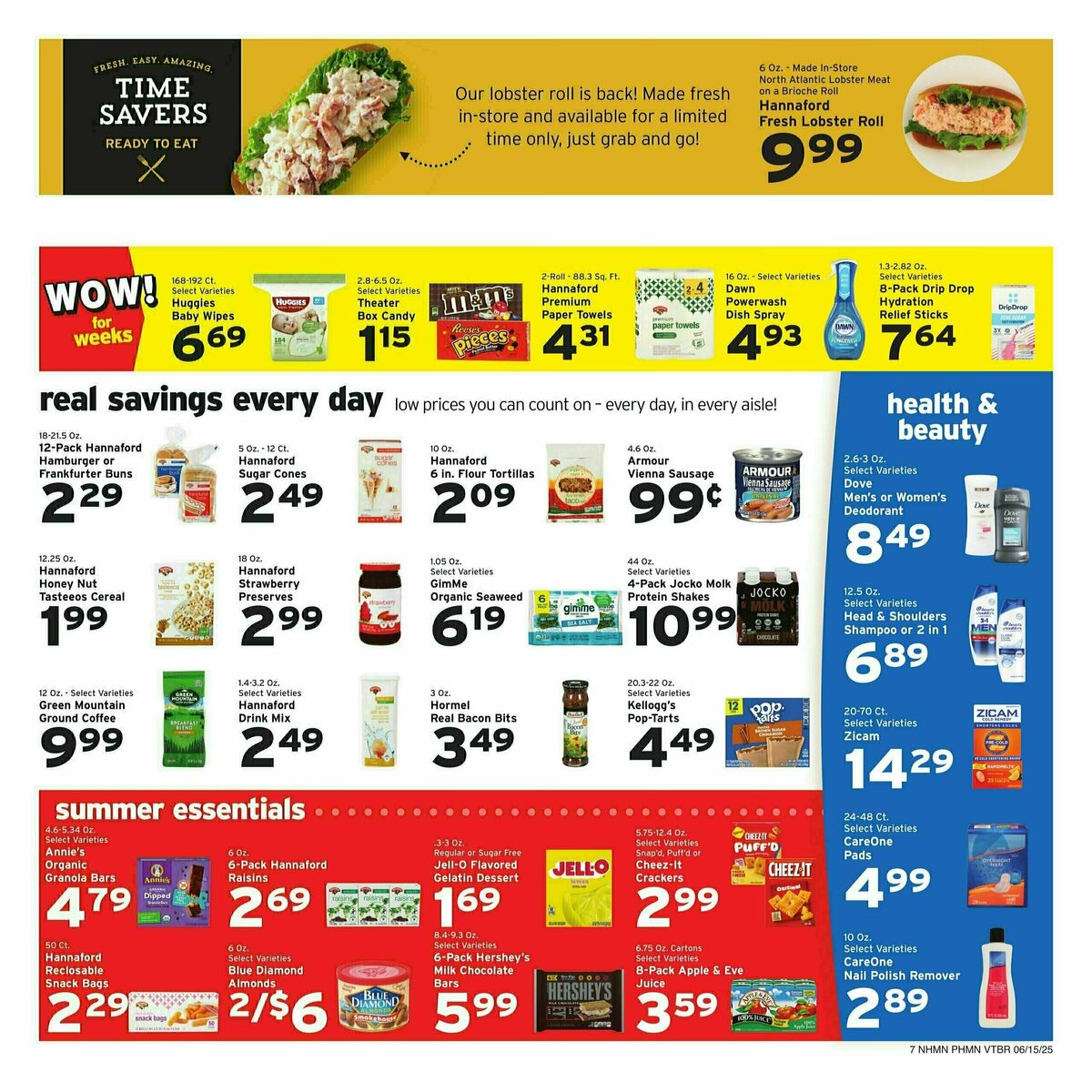 Hannaford Weekly Ad from June 15