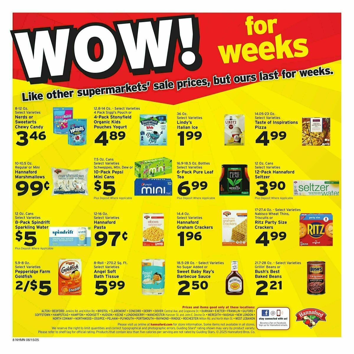 Hannaford Weekly Ad from June 15