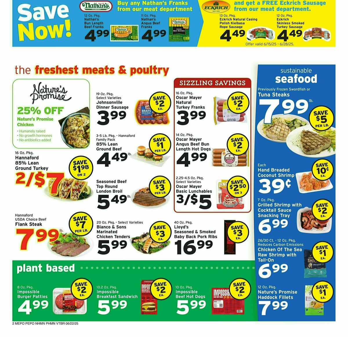 Hannaford Weekly Ad from June 22