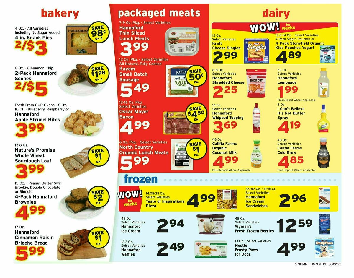 Hannaford Weekly Ad from June 22