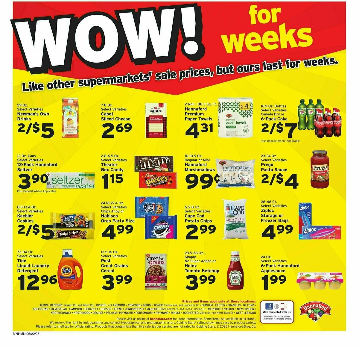 Hannaford Weekly Ad from June 22