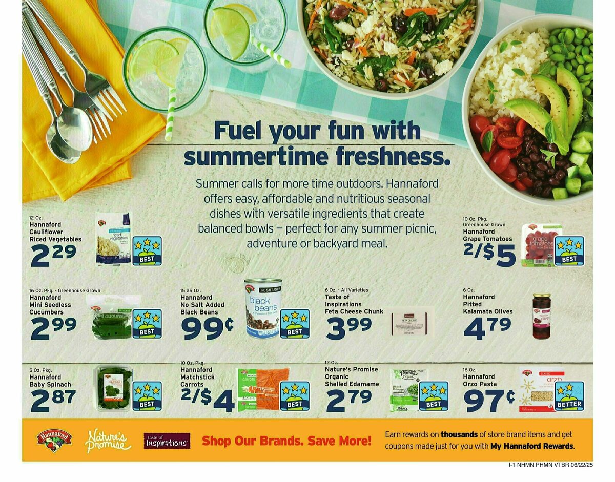Hannaford Weekly Ad from June 22