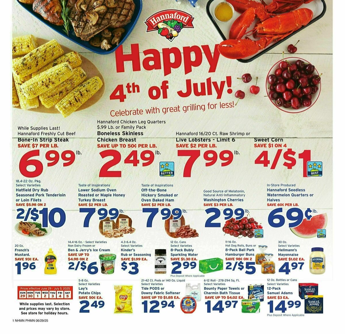 Hannaford Weekly Ad from June 29