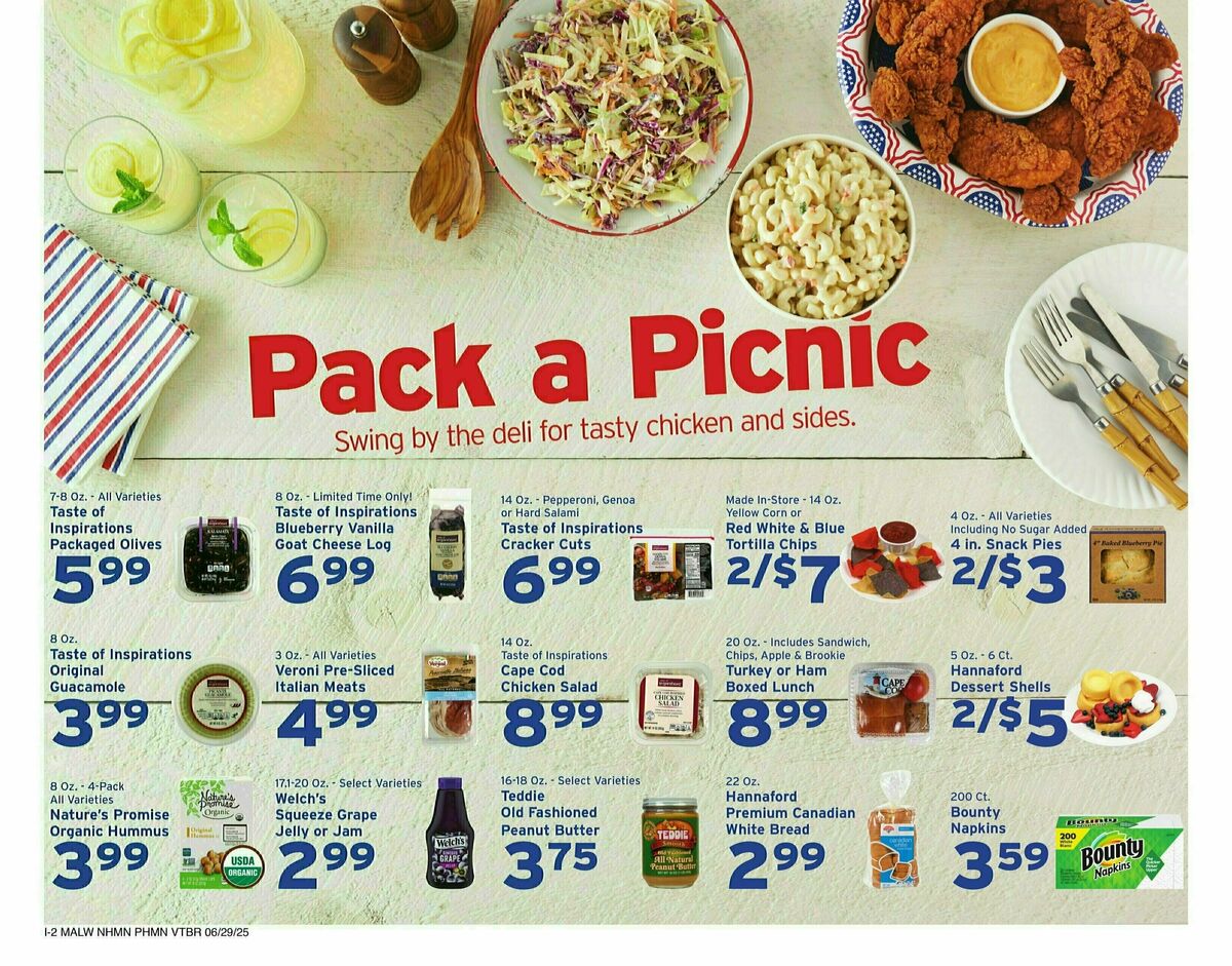Hannaford Weekly Ad from June 29