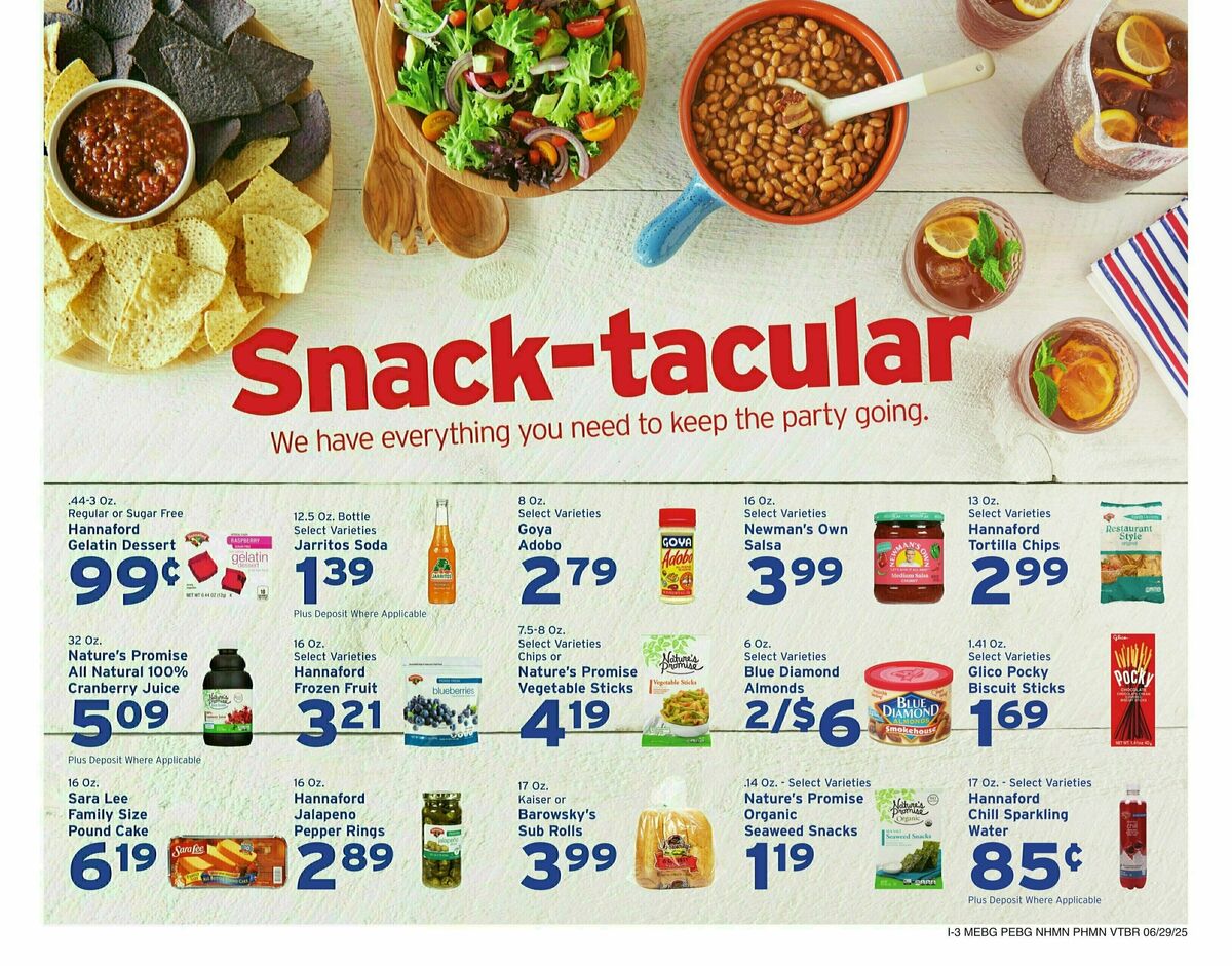 Hannaford Weekly Ad from June 29