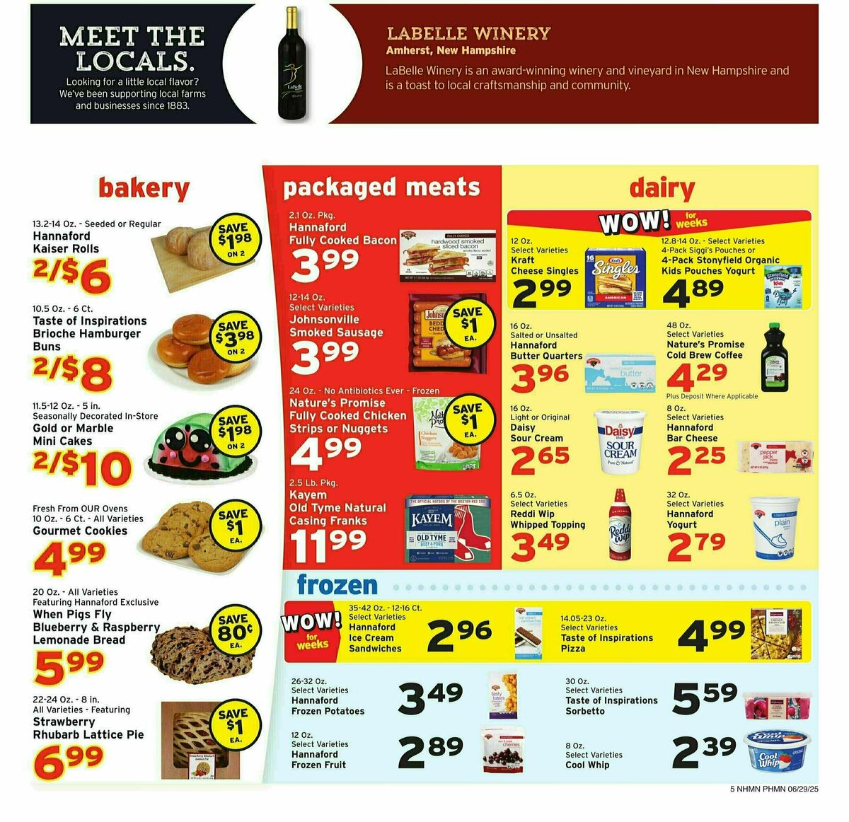 Hannaford Weekly Ad from June 29