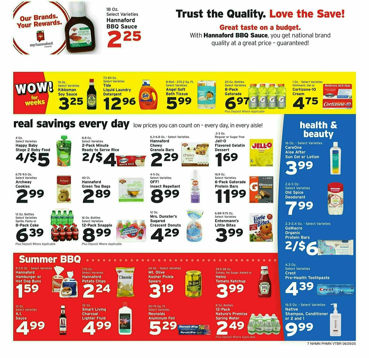 Hannaford Weekly Ad from June 29