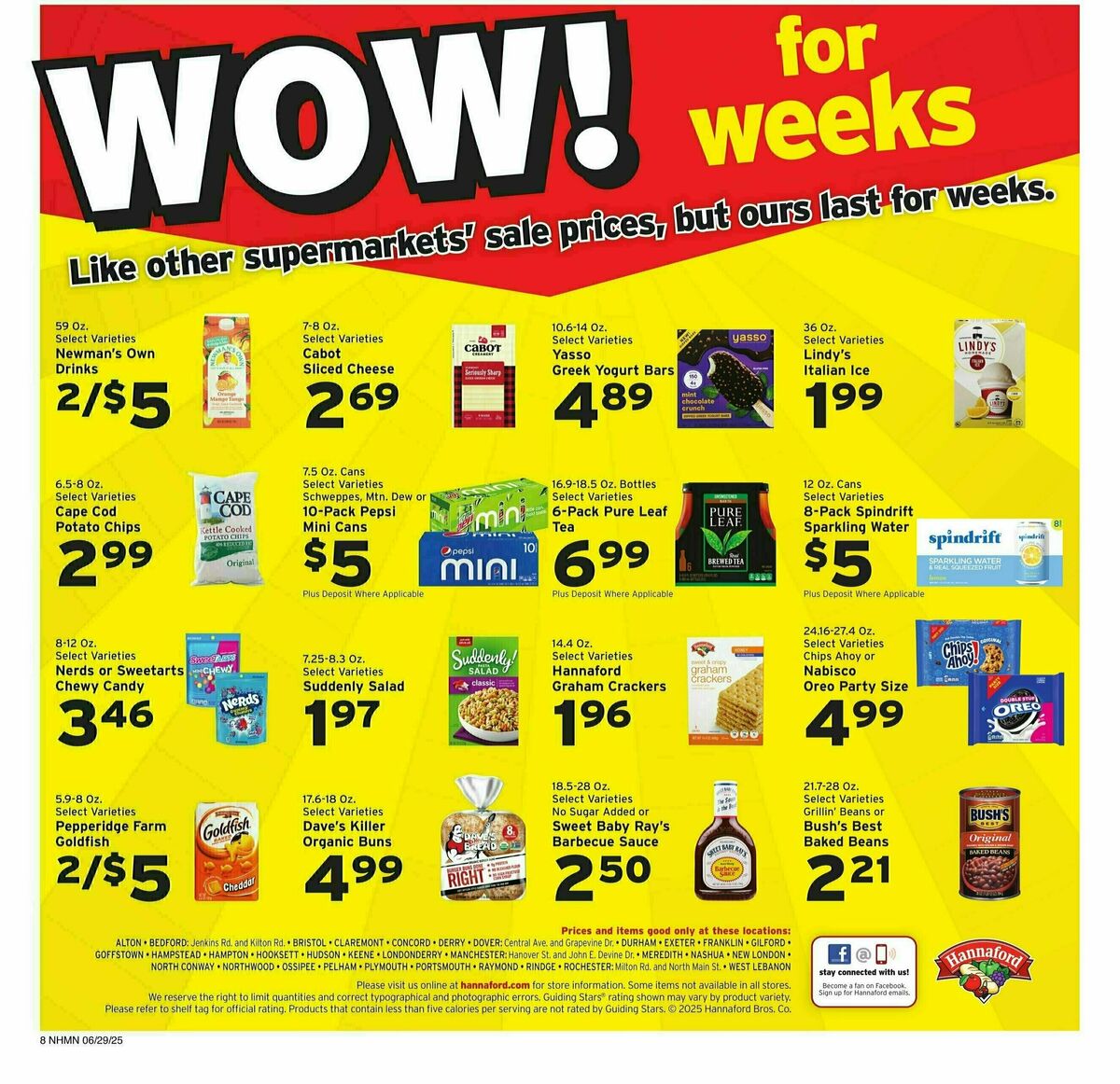Hannaford Weekly Ad from June 29