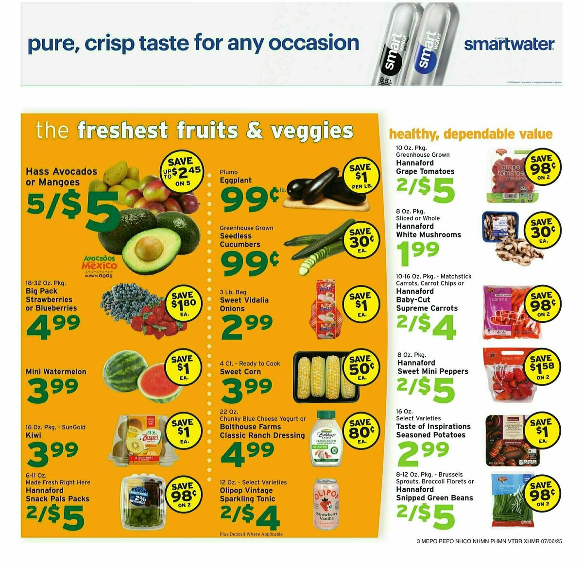 Hannaford Weekly Ad from July 6