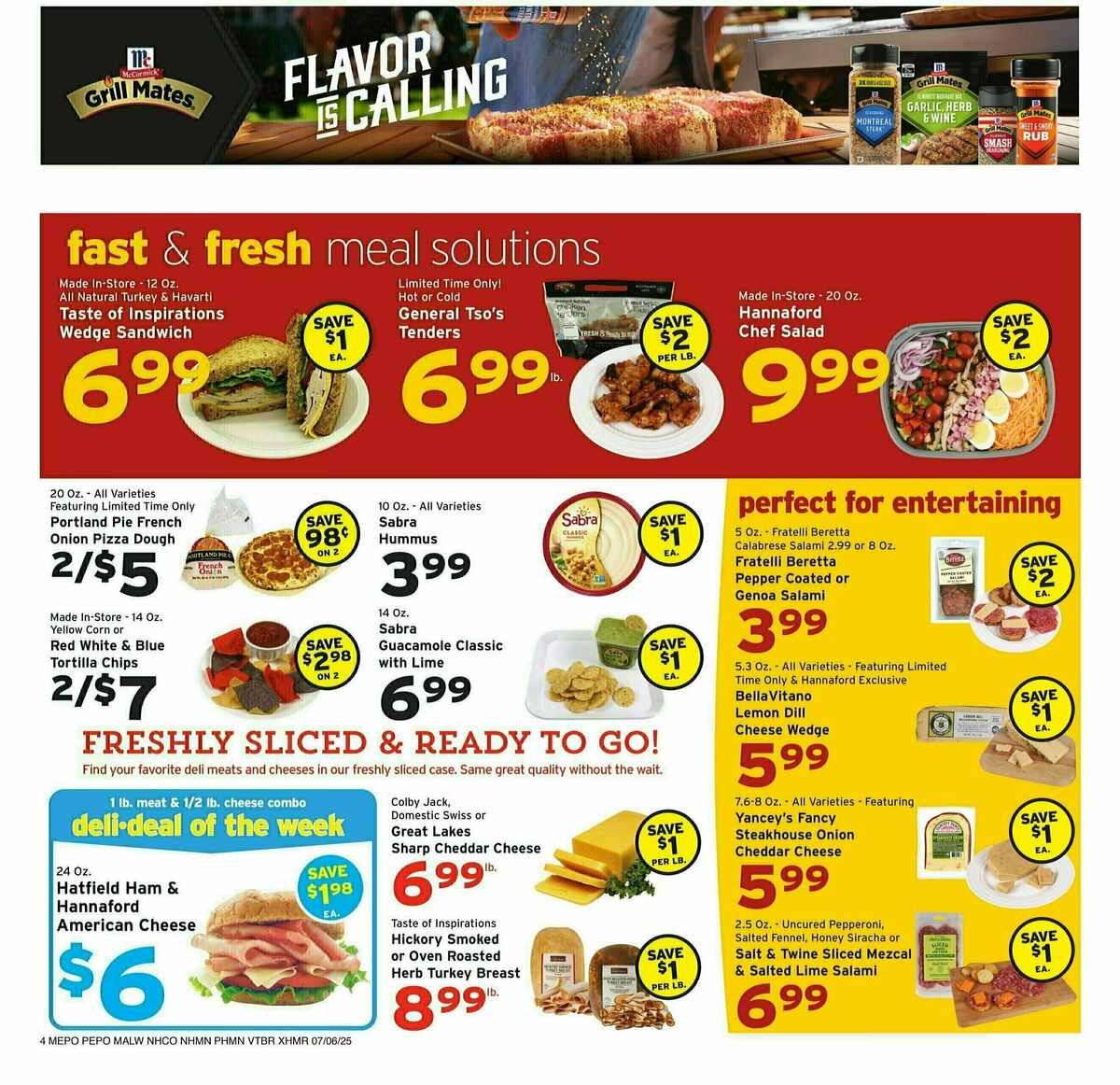 Hannaford Weekly Ad from July 6