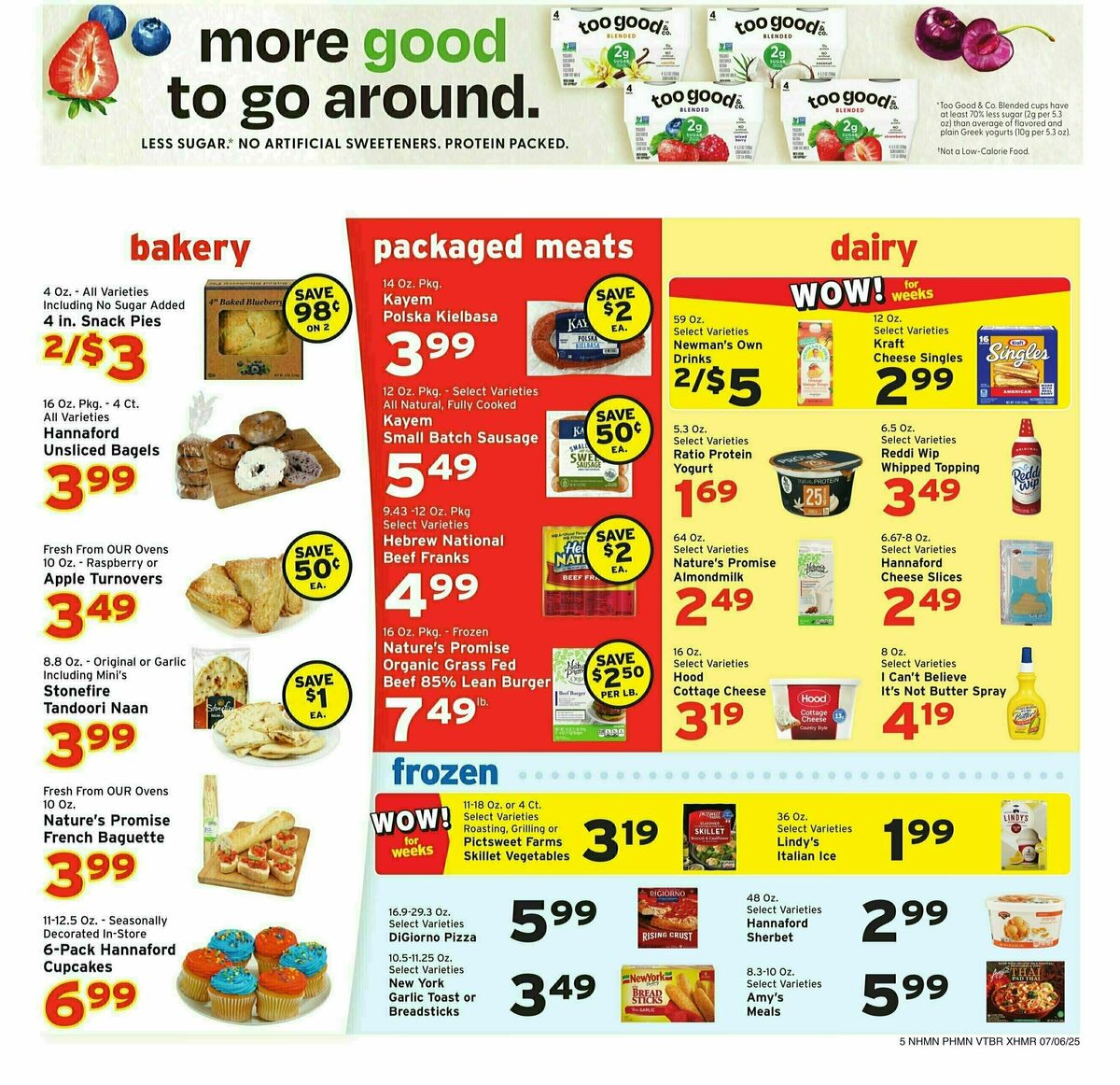 Hannaford Weekly Ad from July 6