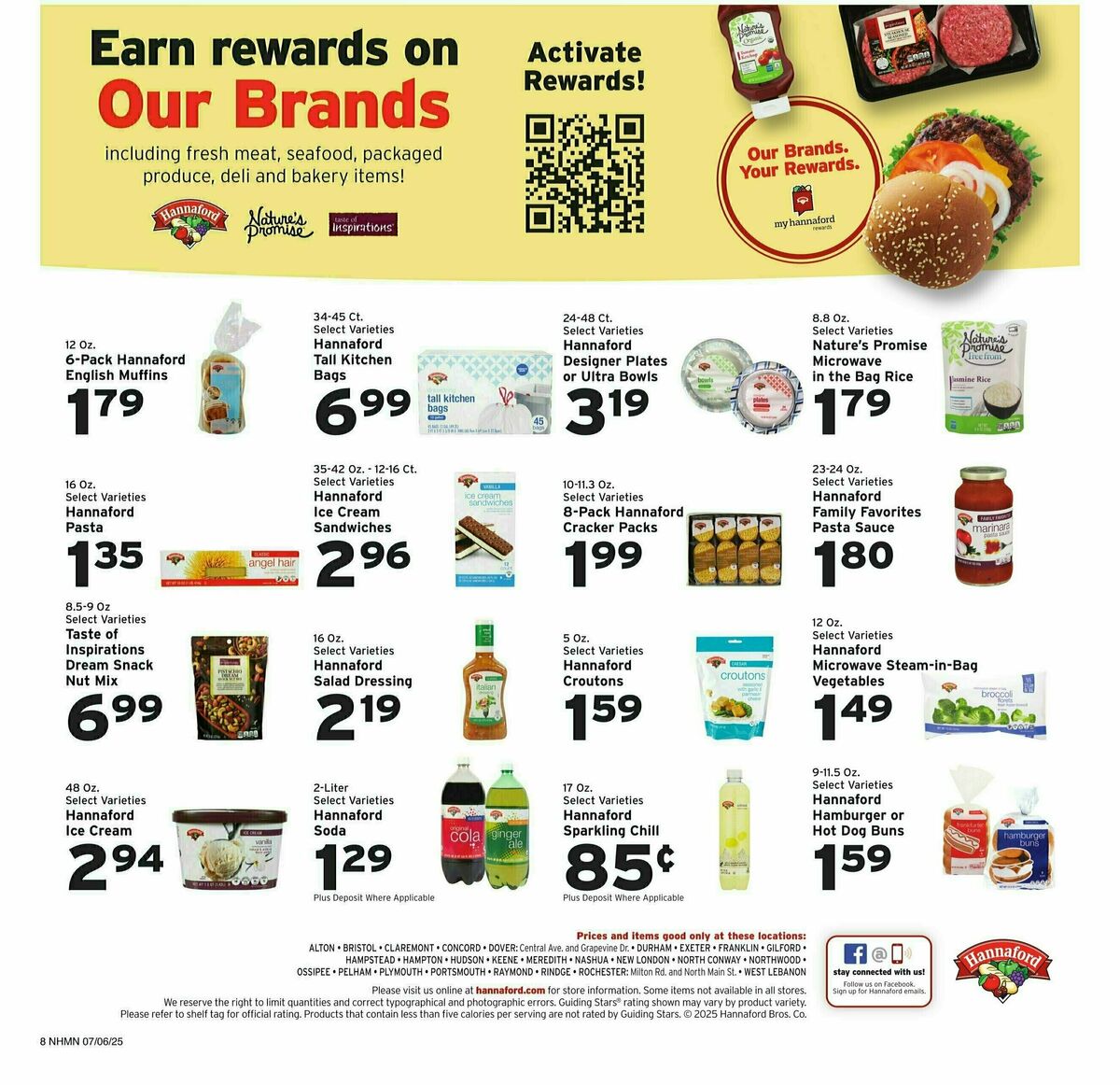 Hannaford Weekly Ad from July 6